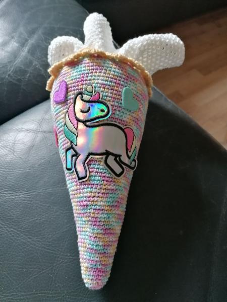 Schultüte mit Polster Inlay